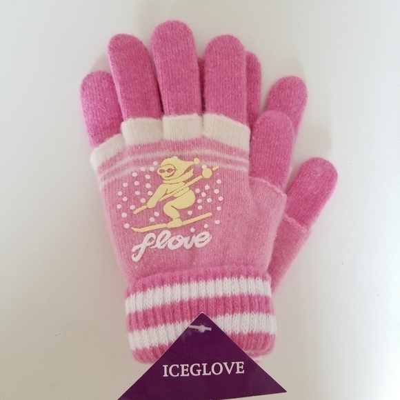 Set of 3 New Multicolor Double Layered 2 in 1 Wool Blend Cozy Warm Gloves - Picture 3 of 9